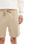 Polo Ralph Lauren icon logo sweat shorts in beige CO-ORD