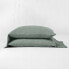 Фото #1 товара King Jersey Solid Pillowcase Set Sage Green - Casaluna