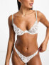 Фото #1 товара ASOS DESIGN Lorna bridal premium embroidered underwired bra in white