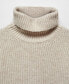 ფოტო #7 პროდუქტის Women's Ribbed Turtleneck Dress