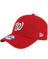 Фото #1 товара Бейсболка New Era для мальчиков Вашингтон Нэшнлс красного цвета "The League" 9Forty, настраиваемая