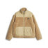 Фото #1 товара Puma Sherpa Hybrid Full Zip Jacket Mens Beige Casual Athletic Outerwear 67538584