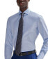 Фото #3 товара Men's Micro Pattern Silk-Jacquard Tie