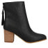 Фото #1 товара Corkys Boujee Round Toe Zippered Booties Womens Black Casual Boots 80-9994-BKSM
