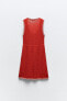 Фото #2 товара Мини-платье из перфорированного трикотажа ZARA