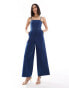 Nobody's Child Newquay bandeau jumpsuit In denim