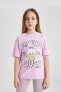 Kız Çocuk T-shirt Pembe C0145a8/pn444