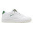 Фото #1 товара Puma Court Classy Blossom Lace Up Womens White Sneakers Casual Shoes 39509201
