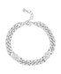 Cubic Zirconia Link Bracelet