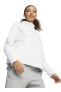 Beyaz Kadın Kapüşon Yaka Normal Kalıp Sweatshirt 67787702 EVOSTRIPE Hoodie