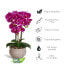 Фото #14 товара Искусственные цветы IBBE DESIGN фиолетовая орхидея 42 см