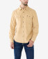 Фото #3 товара Men's Long Sleeve Corduroy Workwear Shirt