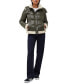 ფოტო #1 პროდუქტის Women's Faux-Leather Sherpa-Trim Coat