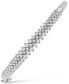 ფოტო #3 პროდუქტის Diamond Pyramid Bangle Bracelet (1/2 ct. t.w.) in Sterling Silver