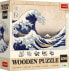 Trefl Puzzle drewniane 200 elementów Wielka Fala w Kanagawie Hokusai Katsushika