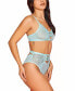 ფოტო #2 პროდუქტის Women’s 2PC Lingerie Set Patterned with Lace, Mesh and Bows Accents