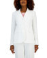 Фото #3 товара Women's Hampton Texture Notched-Collar Jacket