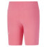 Фото #4 товара Puma Essentials Logo 7 Inch Bike Shorts Womens Pink Casual Athletic Bottoms 8483