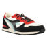 Diadora Camaro Legacy Lace Up Mens Black, Red, White Sneakers Casual Shoes 1786 Черный - фото #2