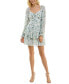 Juniors' Long-Sleeve Tiered Emma Dress