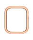 ფოტო #2 პროდუქტის Women's Rose Gold-Tone Alloy Protective Case designed for 41mm Apple Watch®