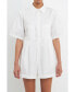 ფოტო #2 პროდუქტის Women's Shoulder Pad Shirt Romper