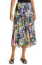 Kobi Halperin 284288 Women's Noe Tiered Midi Skirt, Size XX-Large - Black