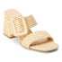 Фото #2 товара BEACH by Matisse Lucy Block Heels Womens Beige Casual Sandals LUCY-955