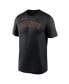 Фото #3 товара Men's Black San Francisco Giants New Legend Wordmark T-shirt
