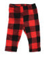 ფოტო #3 პროდუქტის Baby Boys or Baby Girls Buffalo Plaid Bodysuit, Pants and Socks, 3 Piece Set