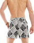 Another Influence swim shorts in diamond paisley