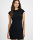 Фото #2 товара Juniors' Ruched Cap-Sleeve Mini Dress