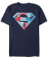 DC Men's Superman Cutout Logo Short Sleeve T-Shirt