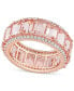 Фото #1 товара Кольцо Macy's Morganite & Diamond Eternity Band uniA838.