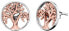 Фото #1 товара Серебряные двухцветные серьги Древо жизни ERE-LILTREE-BI