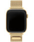 Фото #1 товара Ремешок COACH Mesh Gold-Tone Apple Watch 42/44/45mm