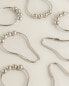 Фото #6 товара Pack of metal shower curtain rings (pack of 12)