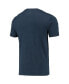 Фото #4 товара Men's Charcoal, Navy Chicago Bears Meter T-shirt and Shorts Sleep Set