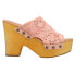 Фото #1 товара Dingo Crafty Clog Womens Pink Casual Sandals DI361-PNK