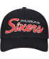 ფოტო #3 პროდუქტის Men's Black Philadelphia 76ers MVP Team Script 2.0 Stretch-Snapback Hat