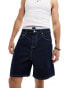 Фото #1 товара ASOS DESIGN standard length denim jorts in indigo