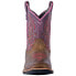 Фото #5 товара Dan Post Boots Tryke Square Toe Cowboy Toddler Girls Purple Casual Boots DPC194