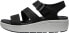 Dámské kožené sandály ELLECITY 1027274 black/drizzle