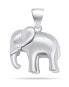 Фото #1 товара Charming Silver Elephant Lucky Pendant PT73W