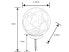 Фото #17 товара Наземный светильник MeineWunschleuchte 3er Set Solarkugeln Garten, Rauchfarbig