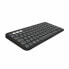 Фото #1 товара Bluetooth-клавиатура с подставкой для планшета Logitech K380 французский Серый Графитовый Темно-серый AZERTY