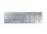 Фото #6 товара Cherry KC 6000 SLIM - Full-size (100%) - Wired - USB - QWERTZ - Silver