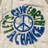 Modern Lux Let's Give Earth a Chance Graphic Tank Top Women's Size XS White