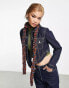 Фото #4 товара COLLUSION western denim jacket co-ord in indigo