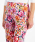 Фото #4 товара Petite Paradise Gardenia Culotte Pants, Created for Macy's